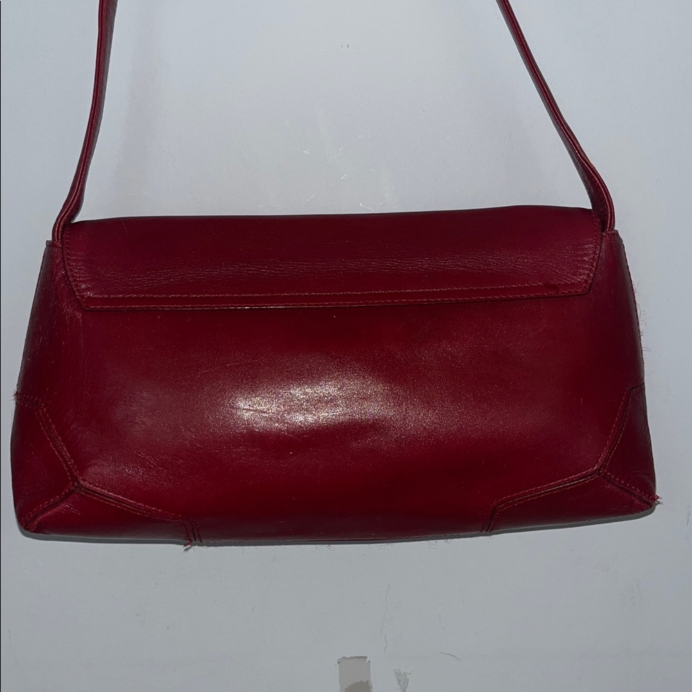 Vintage Kenneth Cole Red Shoulder Bag - Picture 3 of 6
